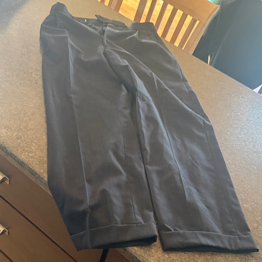 Elegant Black Men's Dress Pants 30x32